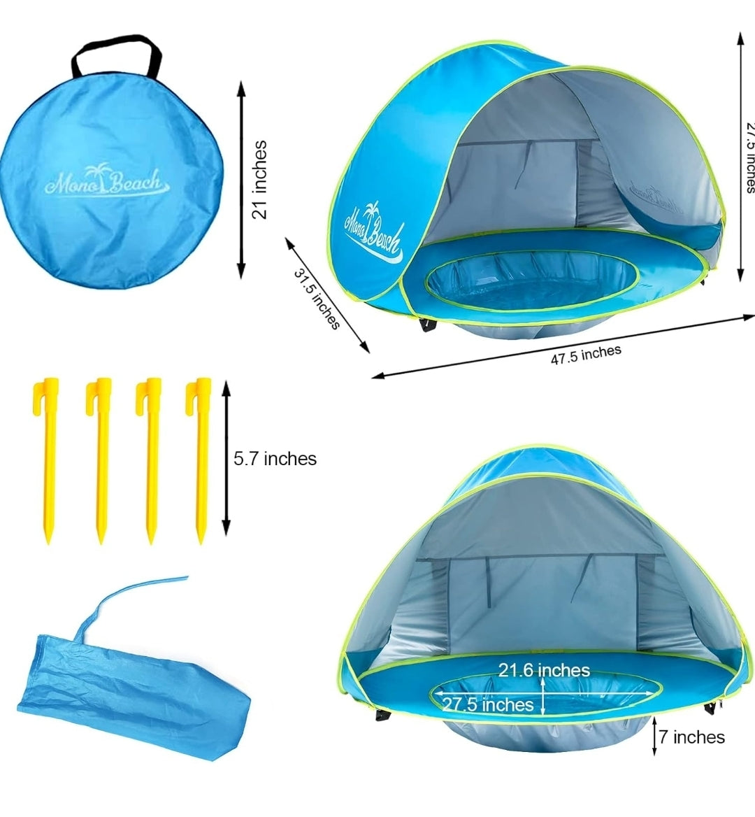 Beach baby pool